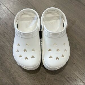Disney Parks Mickey Ears Crocs classic White M5/W7